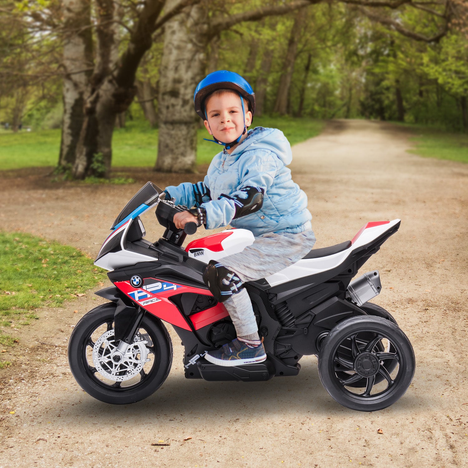 Kahuna Bmw Hp4 Race Kids Ride-on Motorbike In Red 11