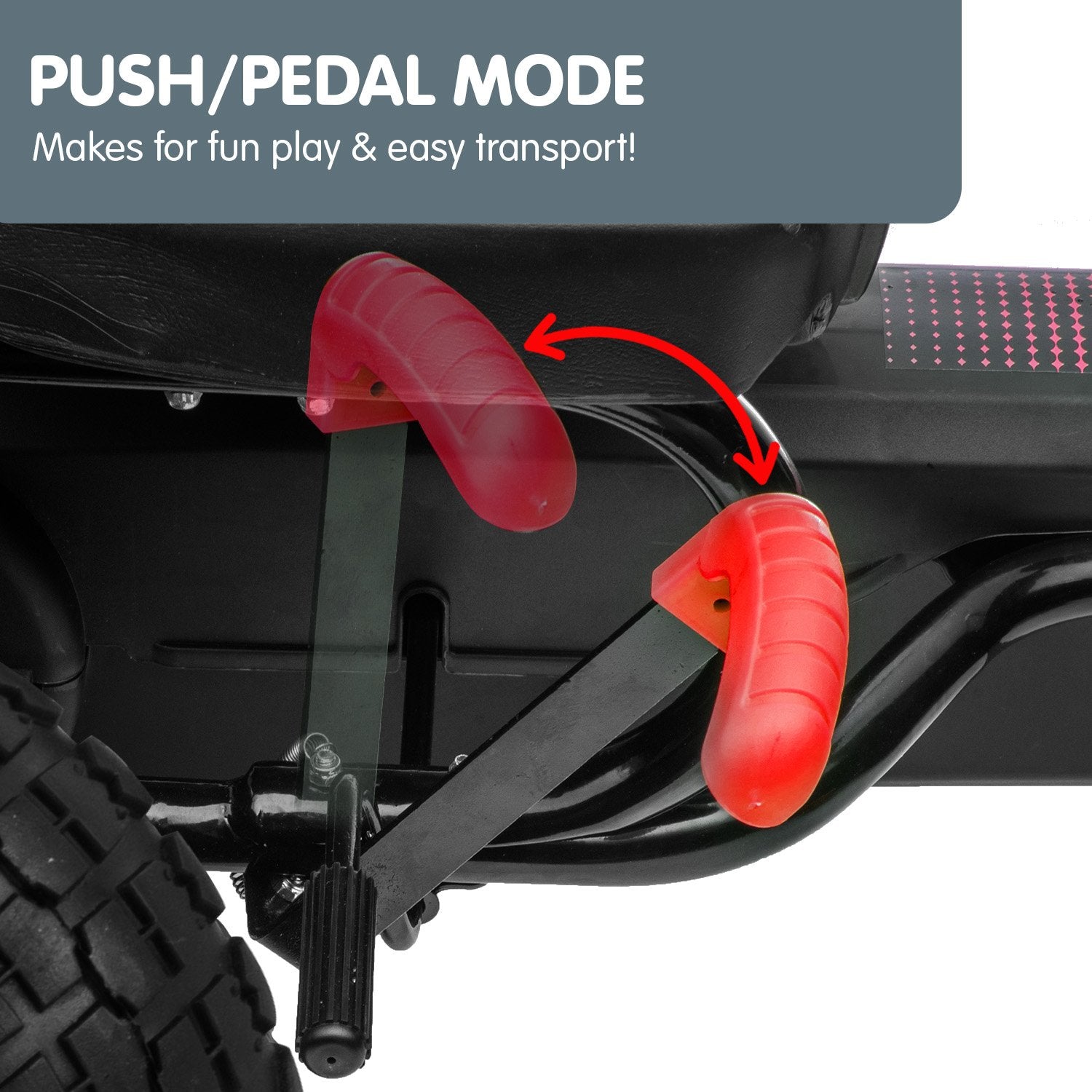 Kahuna G18 Kids Ride On Pedal Powered Go Kart Racing Style - Red 7