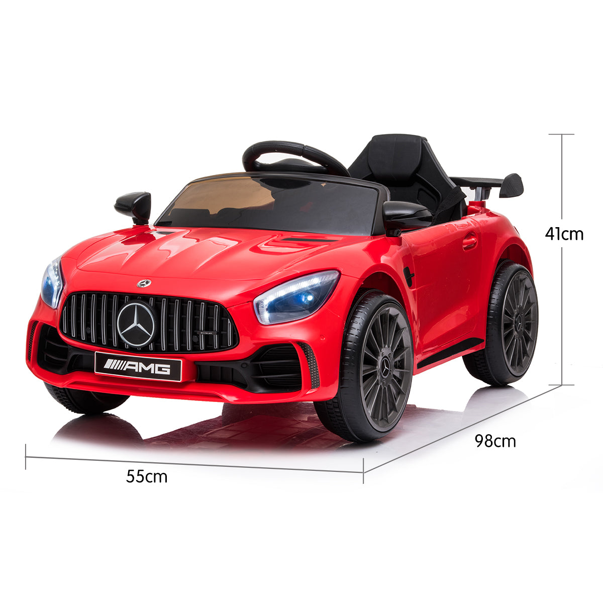 Kahuna Mercedes Benz Licensed Kids Electric Ride On Car Remote Control - Red 4