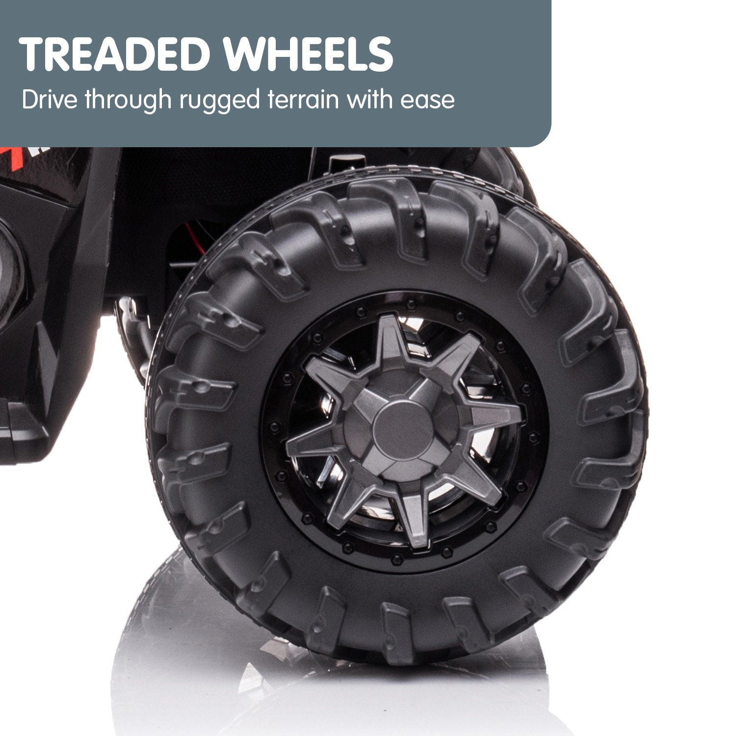 Kahuna GTS99 Kids Electric Ride On Quad Bike Toy ATV 50W - Black 8