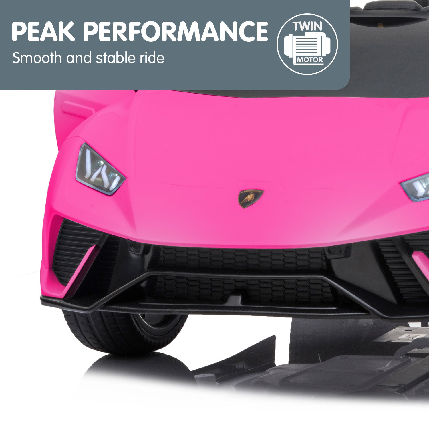 Kahuna Lamborghini Performante Kids Electric Ride On Car Remote Control by Kahuna - Pink 11