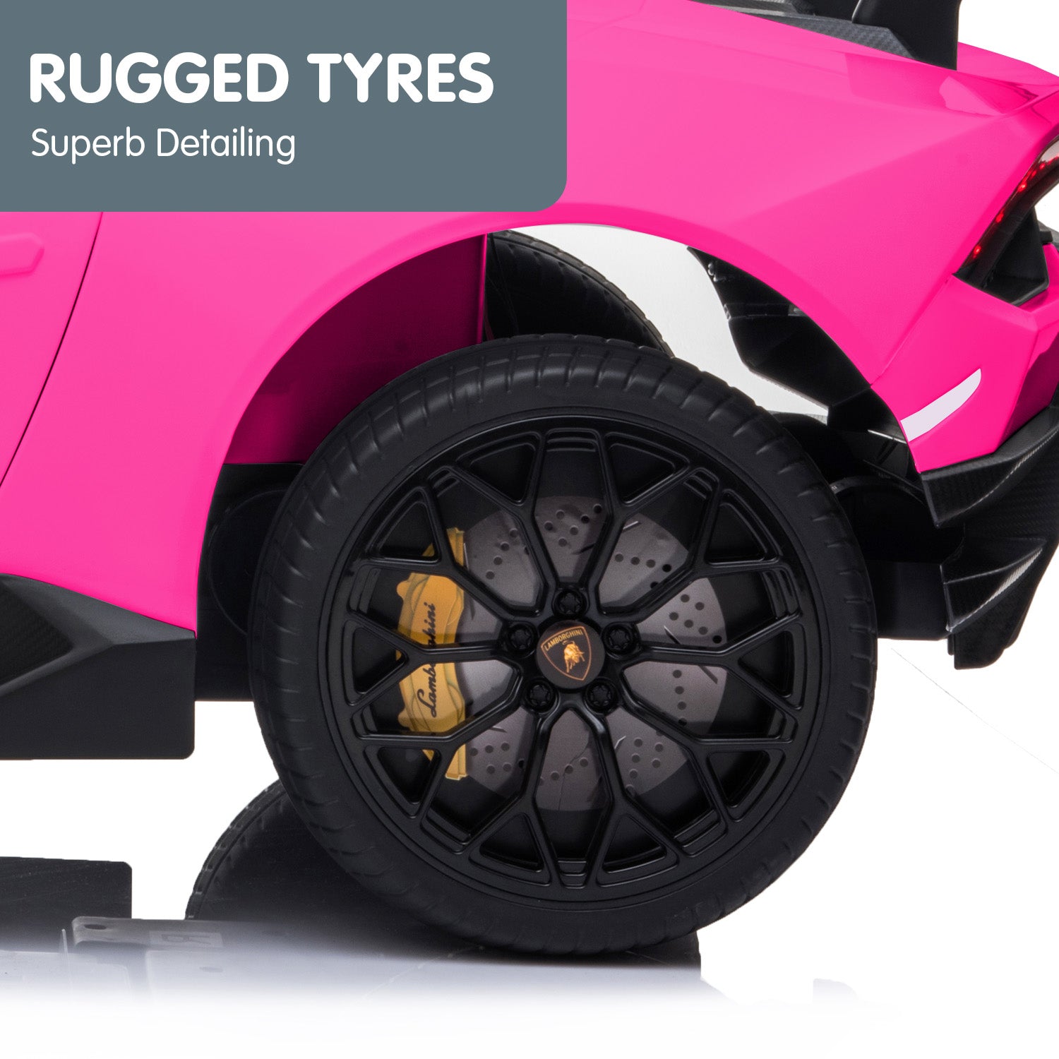 Kahuna Lamborghini Performante Kids Electric Ride On Car Remote Control by Kahuna - Pink 12