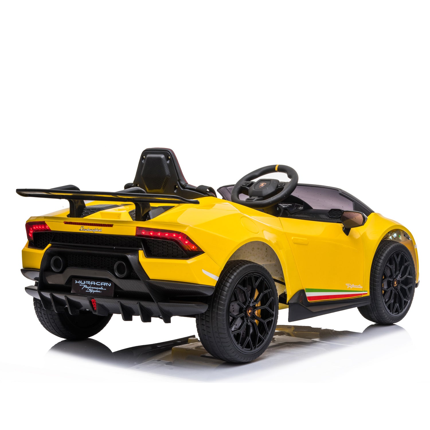 Kahuna Lamborghini Performante Kids Electric Ride On Car Remote Control - Yellow 11
