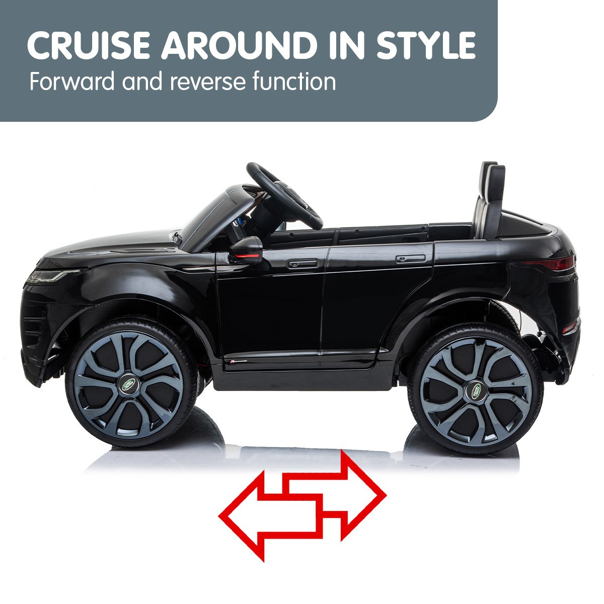 Kahuna Land Rover Licensed Kids Electric Ride On Car Remote Control - Black 7
