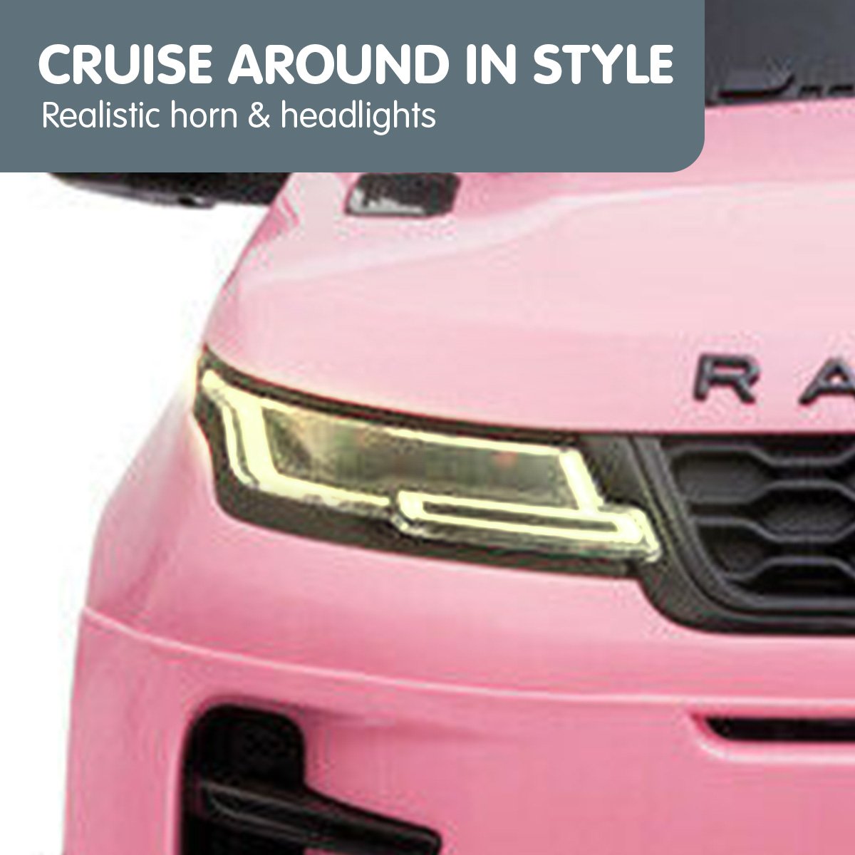 Kahuna Land Rover Licensed Kids Electric Ride On Car Remote Control - Pink 3