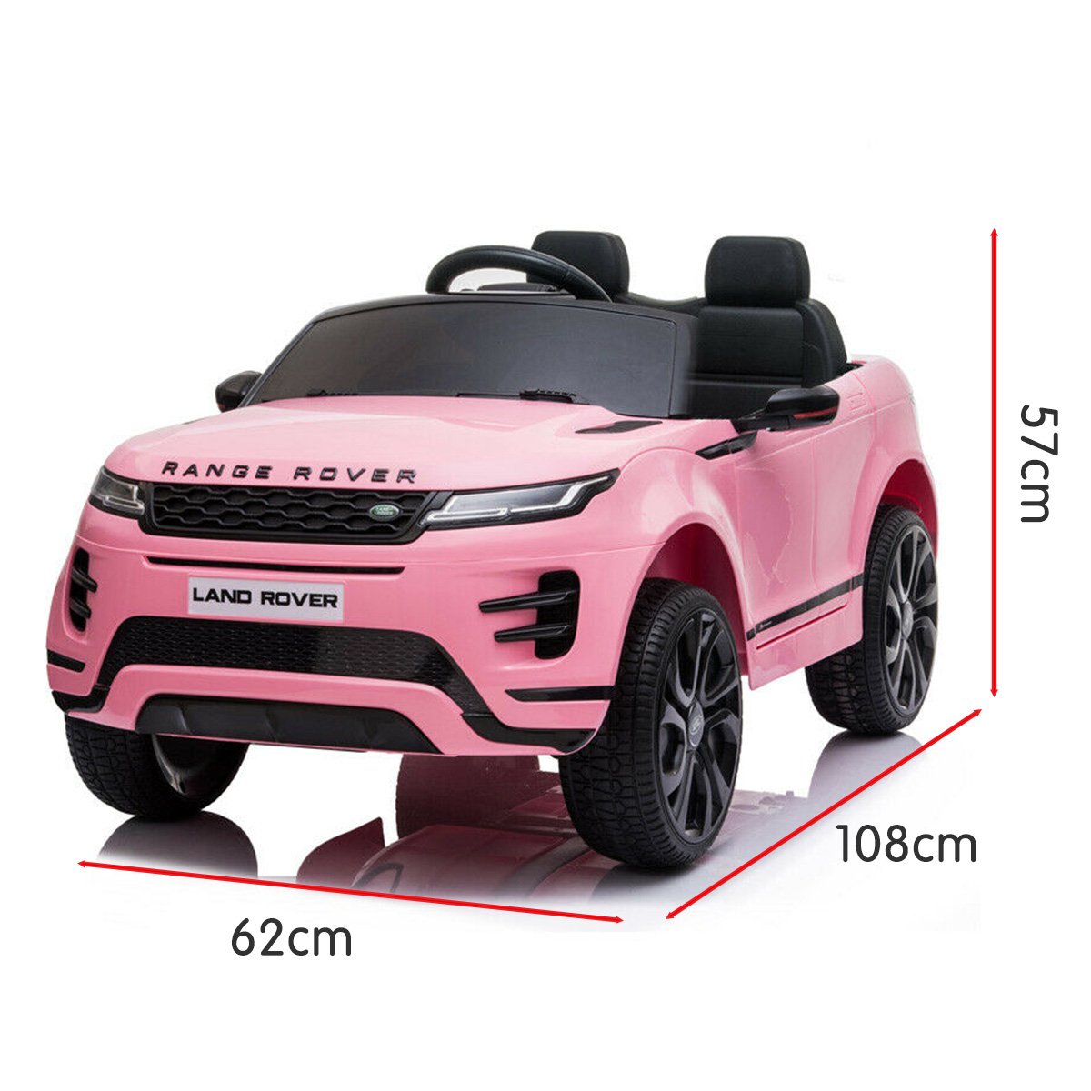 Kahuna Land Rover Licensed Kids Electric Ride On Car Remote Control - Pink 7