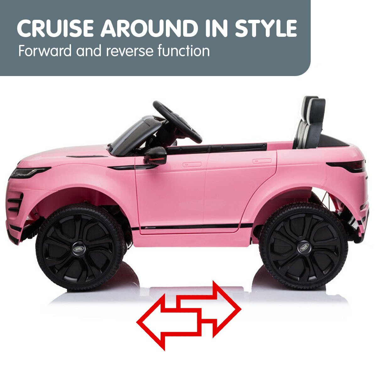 Kahuna Land Rover Licensed Kids Electric Ride On Car Remote Control - Pink 8