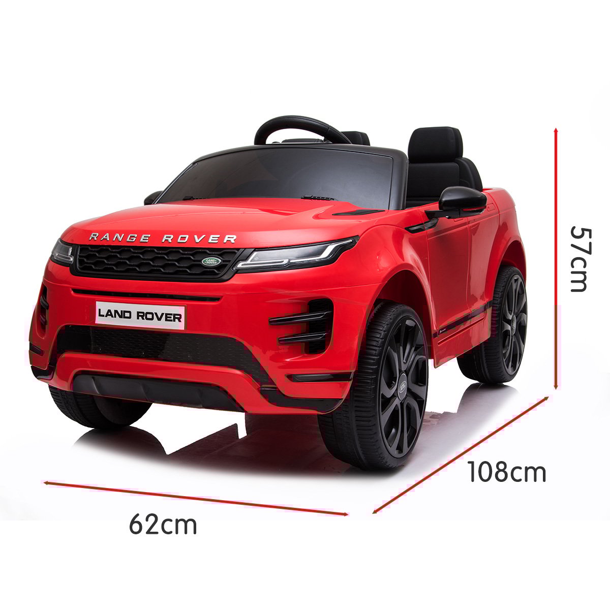 Kahuna Land Rover Licensed Kids Electric Ride On Car Remote Control - Red 6