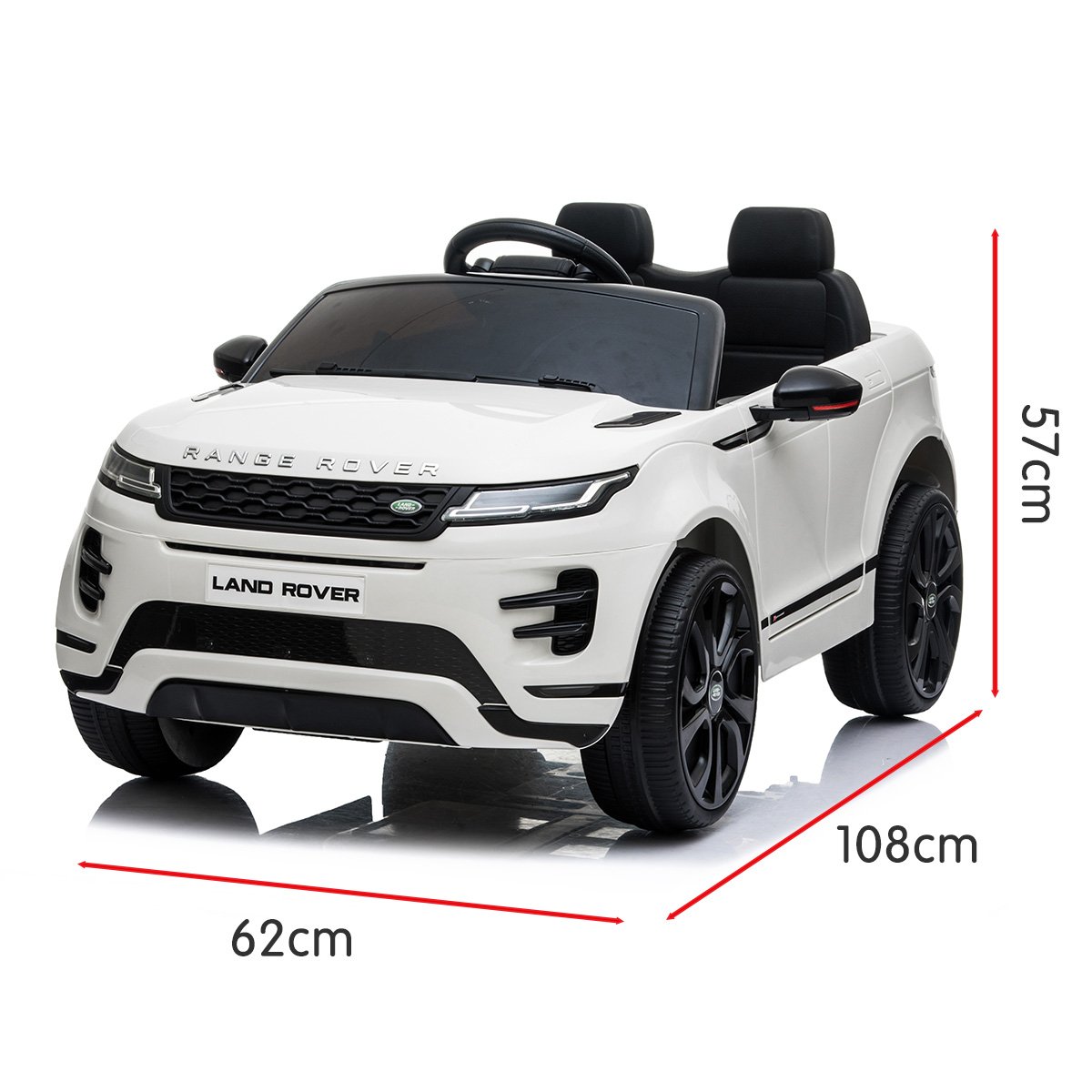 Kahuna Land Rover Licensed Kids Electric Ride On Car Remote Control - White 3