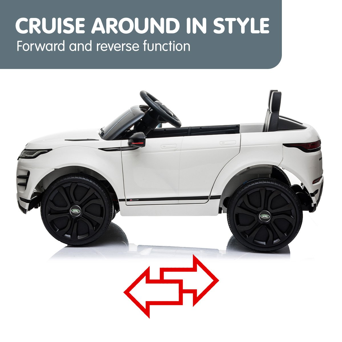 Kahuna Land Rover Licensed Kids Electric Ride On Car Remote Control - White 5