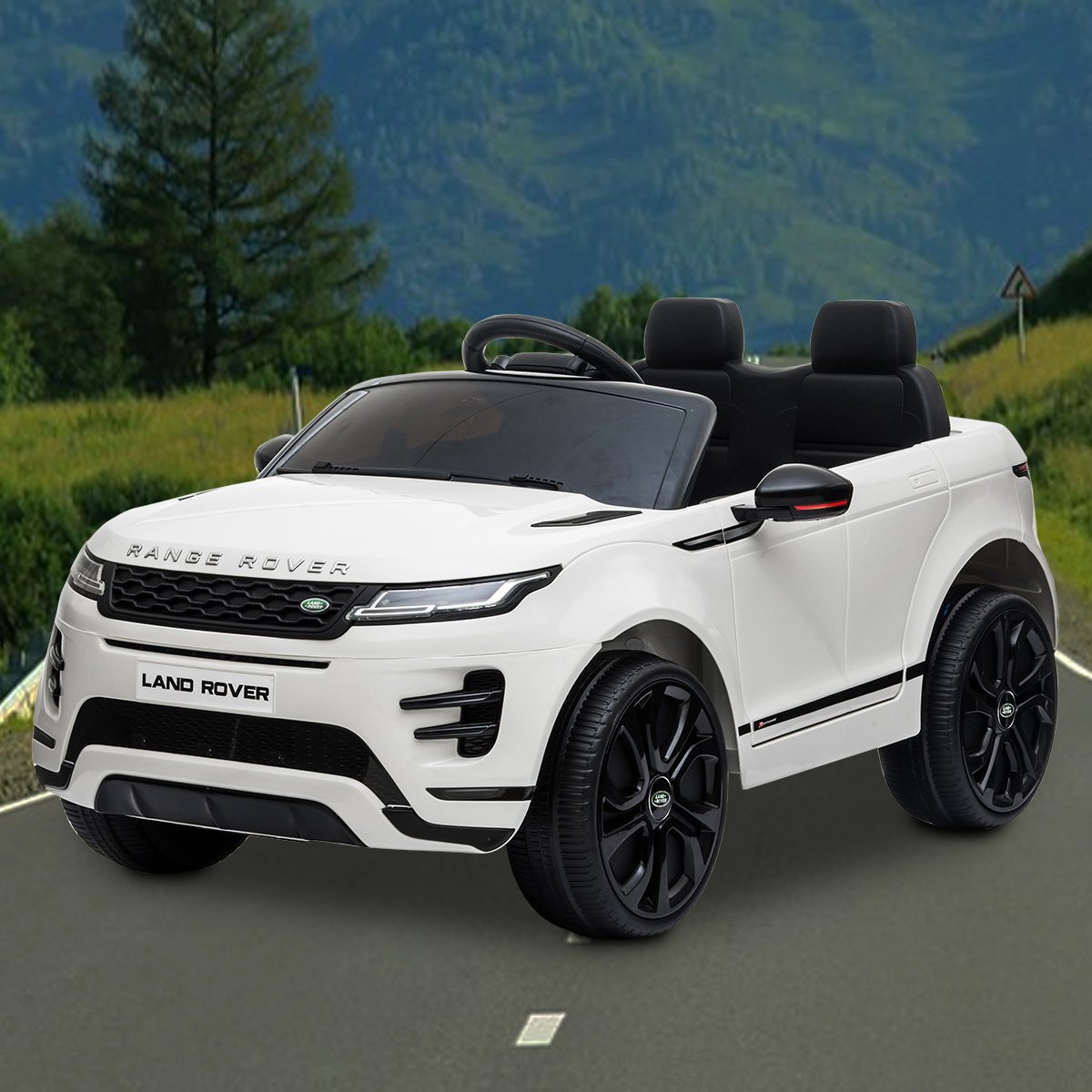 Kahuna Land Rover Licensed Kids Electric Ride On Car Remote Control - White 10