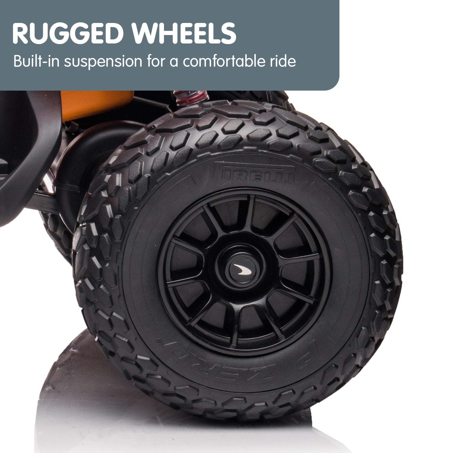 Kahuna Licensed MCL35 McLaren Kids Toy Ride On Electric Quad Bike - Orange 6