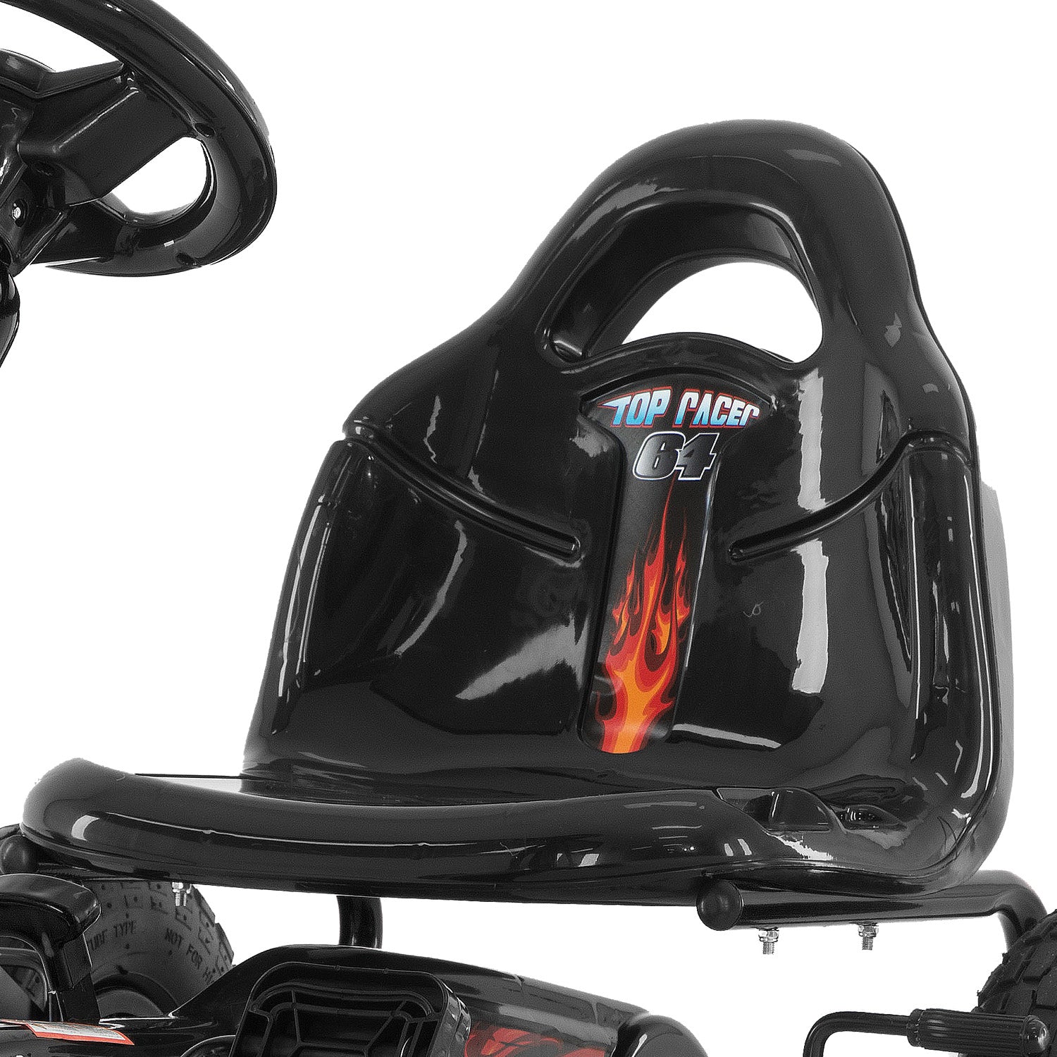 Kahuna G95 Kids Ride On Pedal-Powered Go Kart - Black 4