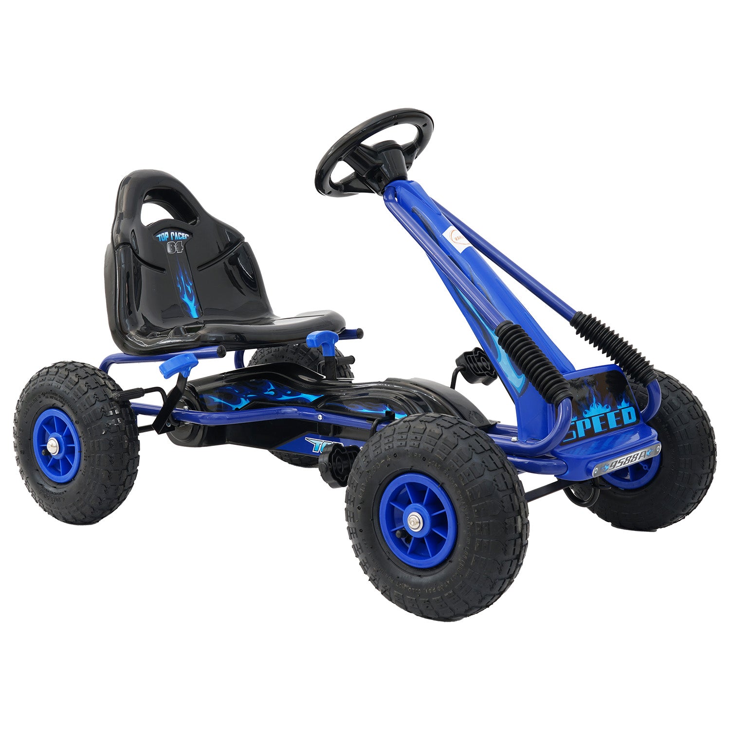 Kahuna G95 Kids Ride On Pedal Go Kart - Blue 3