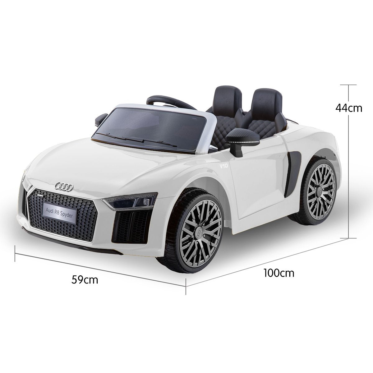Kahuna R8 Spyder Audi Licensed Kids Electric Ride On Car Remote Control - White 5