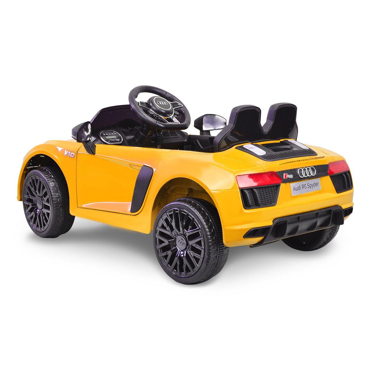 Kahuna R8 Spyder Audi Licensed Kids Electric Ride On Car Remote Control - Yellow 6