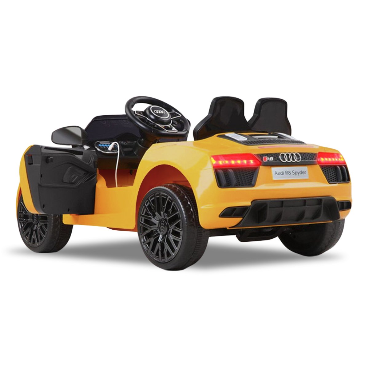 Kahuna R8 Spyder Audi Licensed Kids Electric Ride On Car Remote Control - Yellow 8