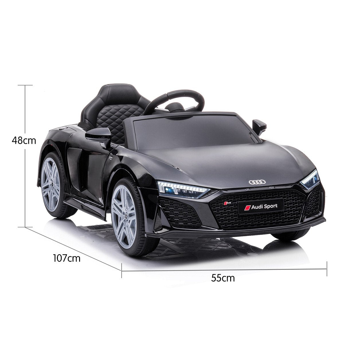 Kahuna Audi Sport Licensed Kids Electric Ride On Car Remote Control - Black 9