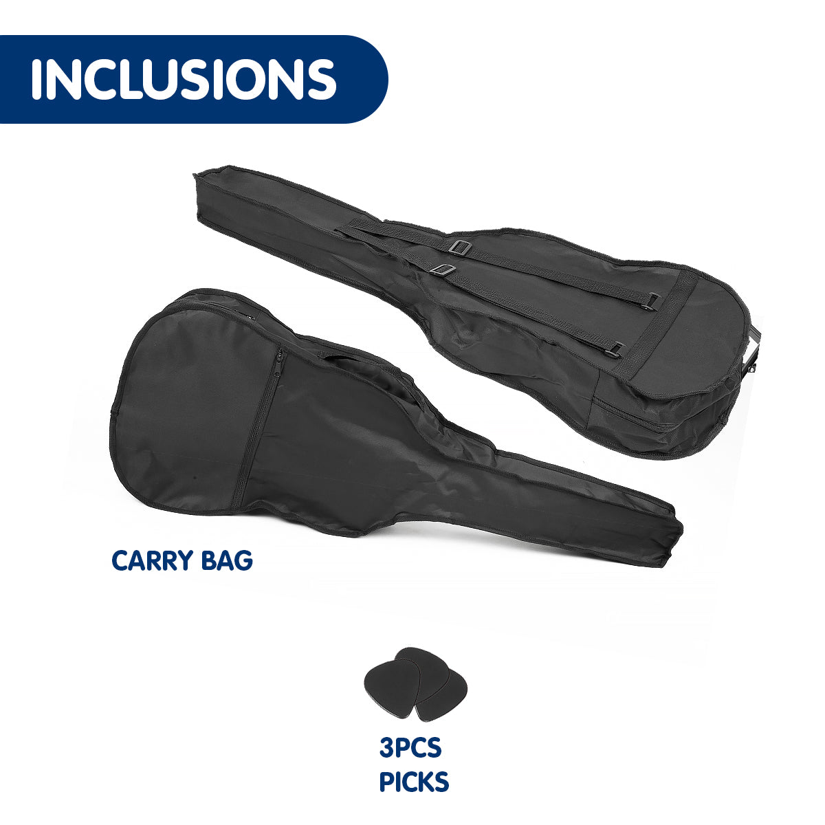Karrera Childrens Acoustic Guitar Kids - Black 4