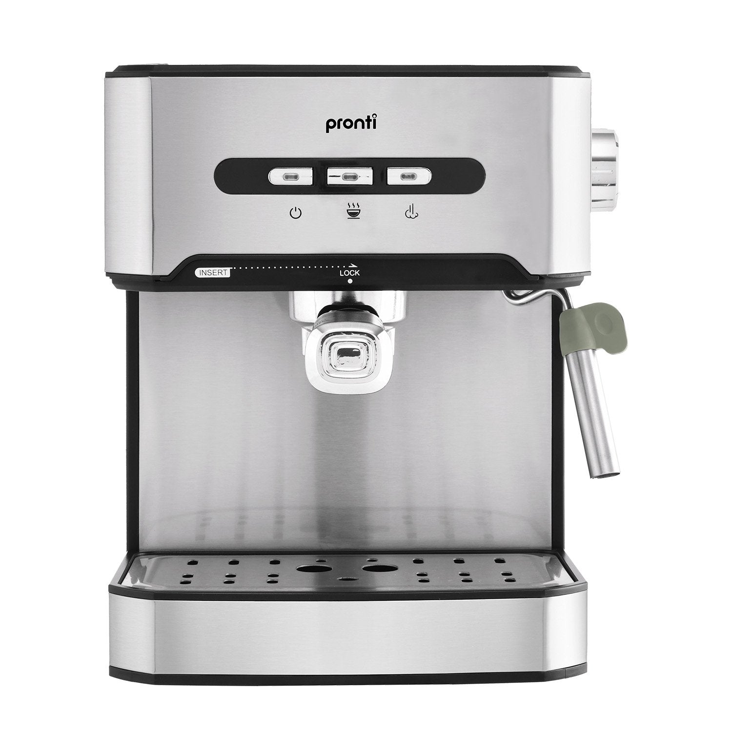 Pronti 1.6L Automatic Coffee Espresso Machine with Steam Frother 9
