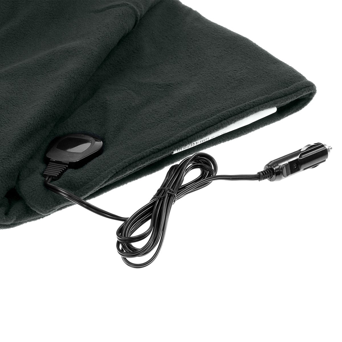 Laura Hill Heated Electric Car Blanket 150x110cm 12v - Black 3