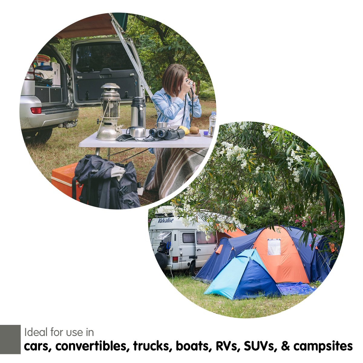 Laura Hill Heated Electric Car Blanket 150x110cm 12v - Black 9