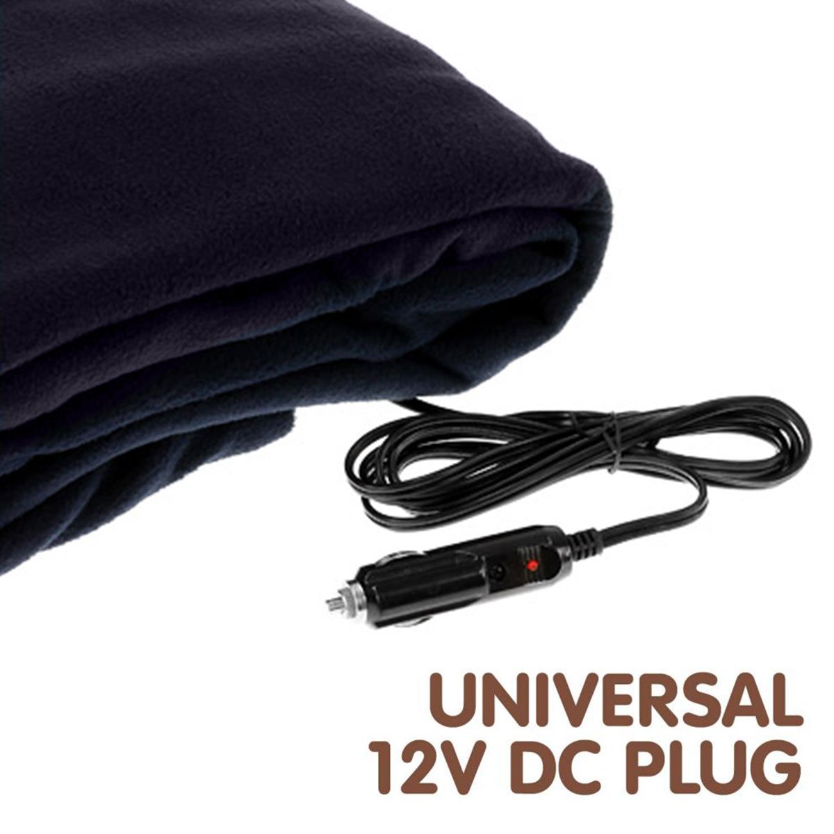 Laura Hill Heated Electric Car Blanket 150x110cm 12v - Blue 4