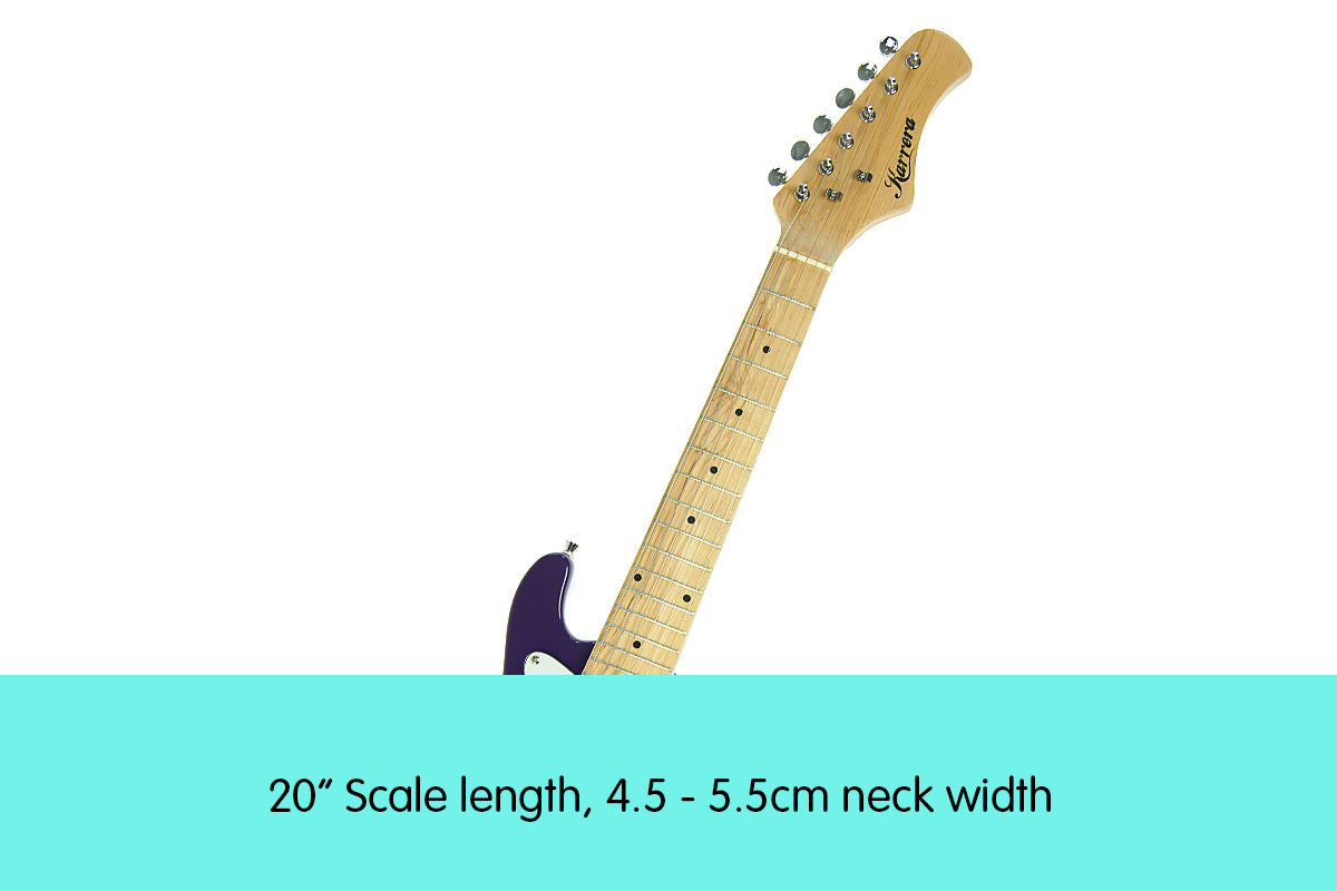 Karrera Electric Childrens Guitar Kids - Purple 4
