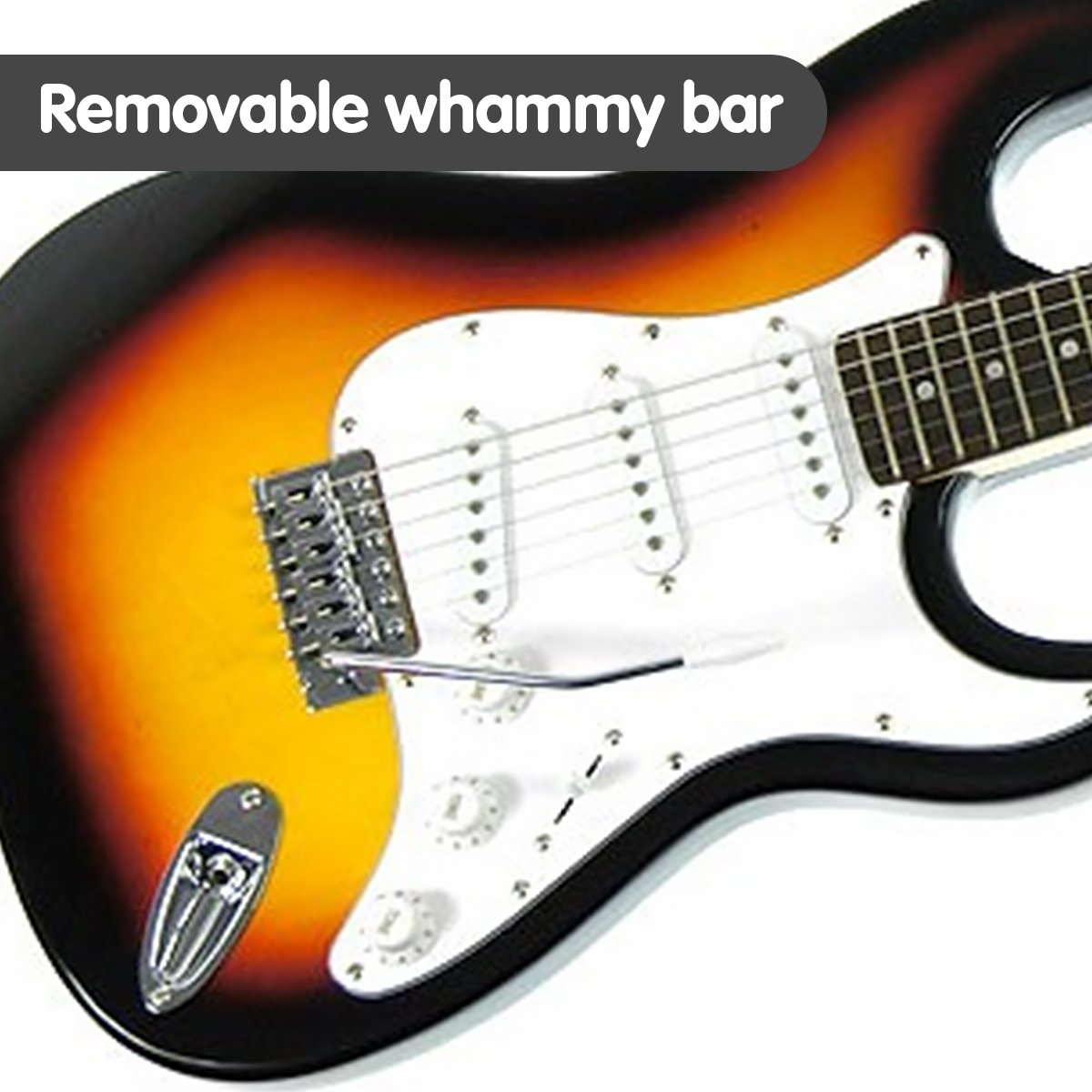 Karrera 39in Electric Guitar - Sunburst 5