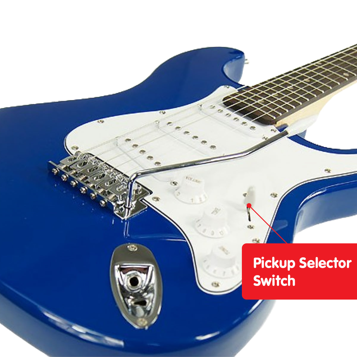 Karrera 39in Electric Guitar - Blue 4