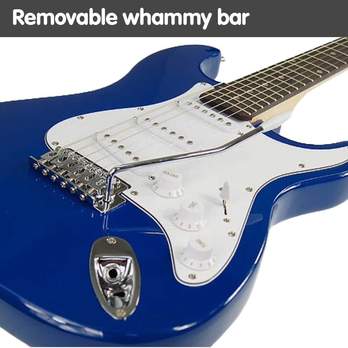 Karrera 39in Electric Guitar - Blue 5