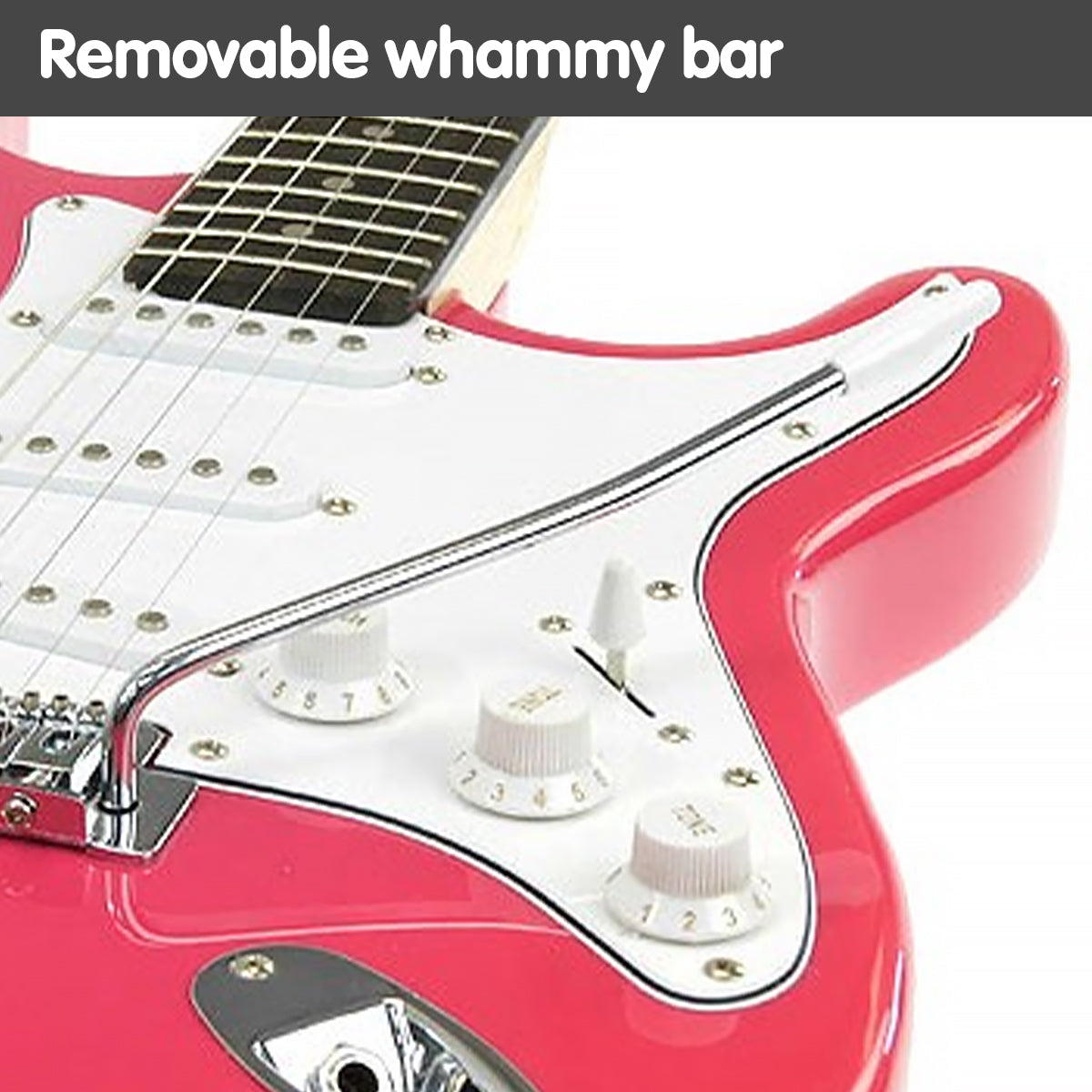 Karrera 39in Electric Guitar  - Pink 6