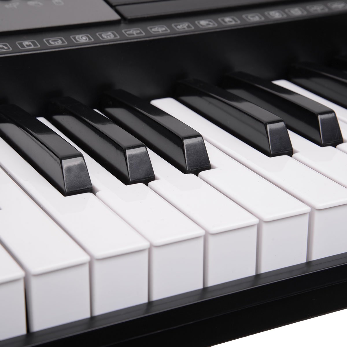 Karrera 61 Keys Electronic LED Keyboard Piano with Stand - Black 8