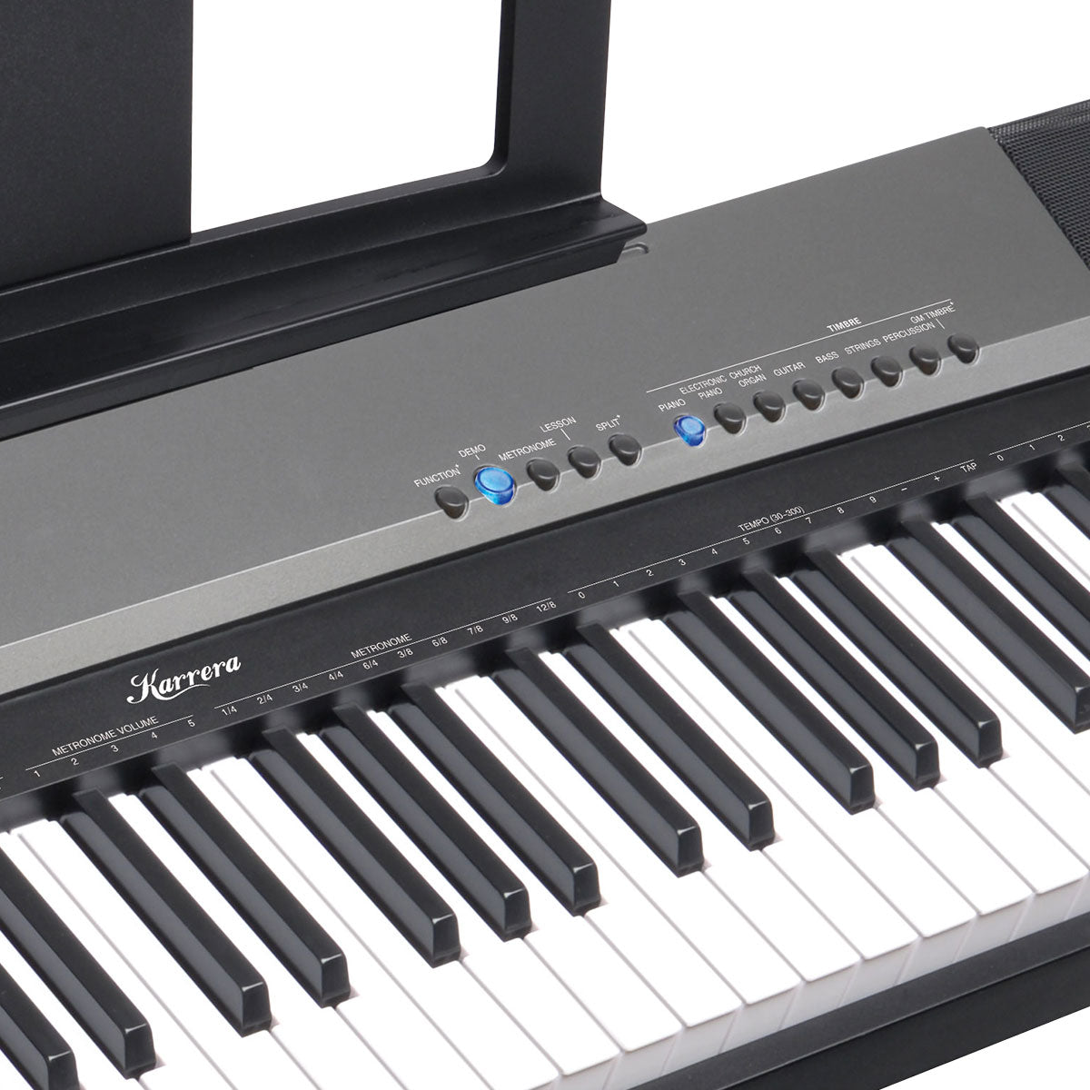 Karrera 88 Keys Electronic Keyboard Piano with Stand Black 10