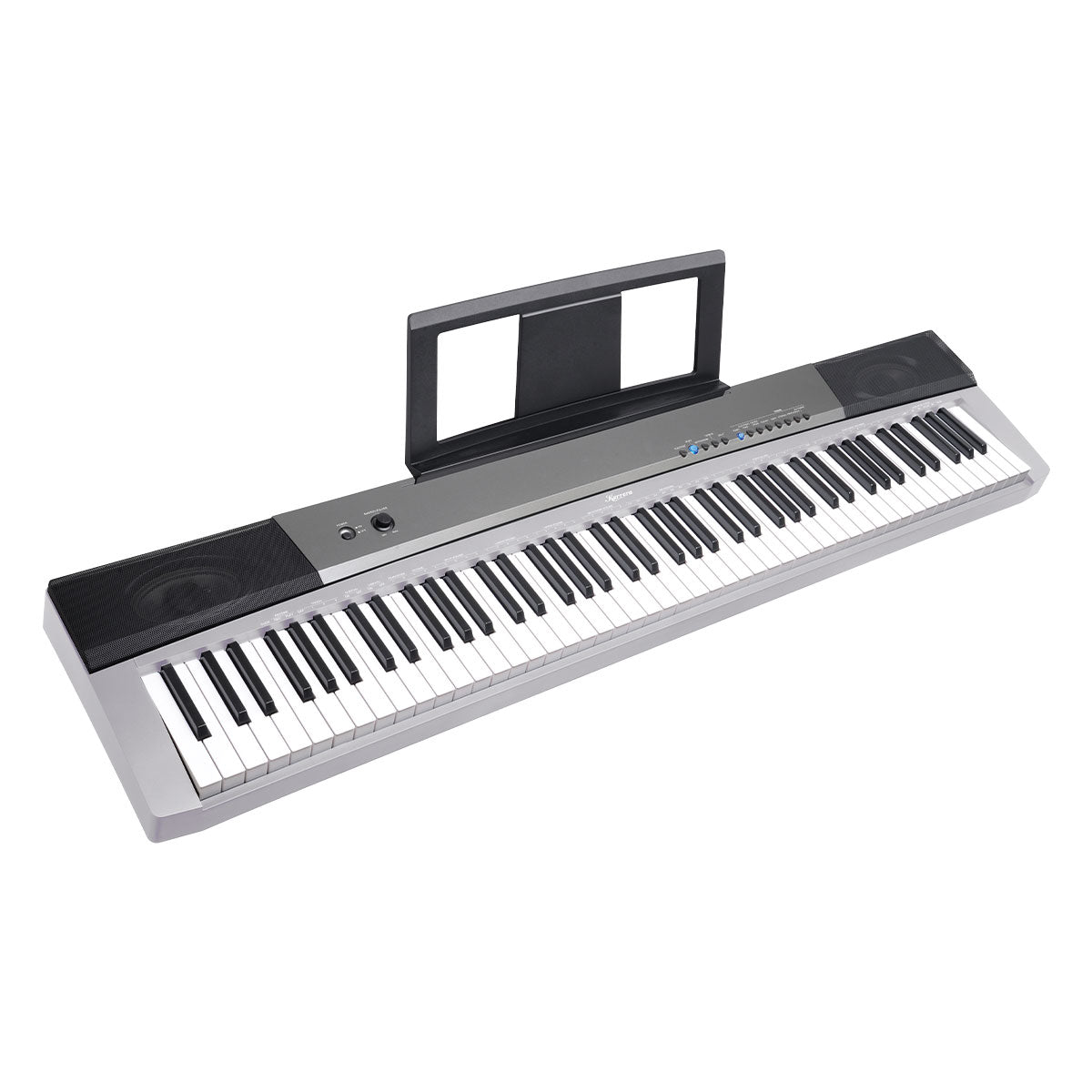 Karrera 88 Keys Electronic Keyboard Piano with Stand Silver 3