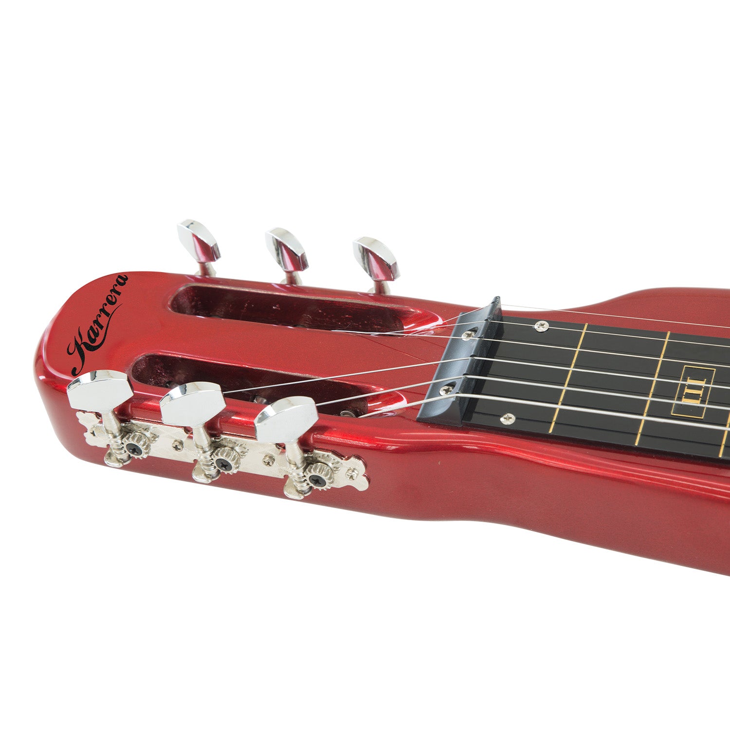 Karrera 6-String Steel Lap Guitar - Metallic Red 3