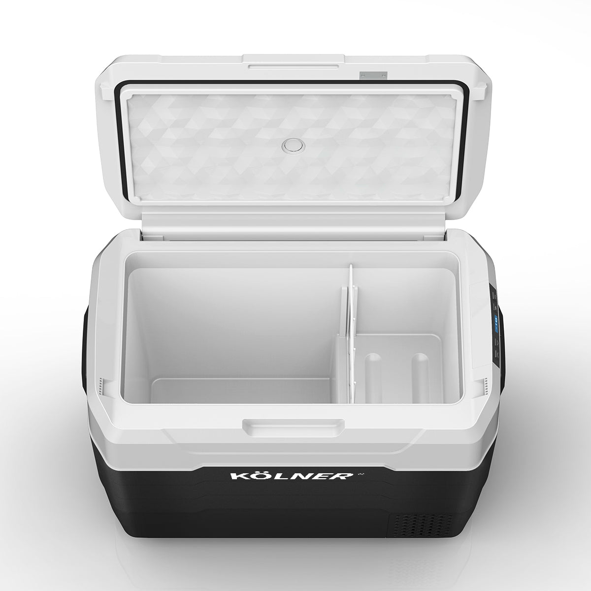 Kolner 50l Fridge Freezer Cooler 12/24/240v Camping Portable Refrigerator With Trolley - Black 5