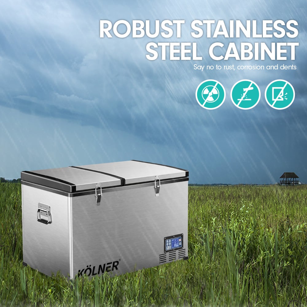 Kolner 80l Portable Fridge Cooler Freezer Camping Car Travel Refrigerator 8