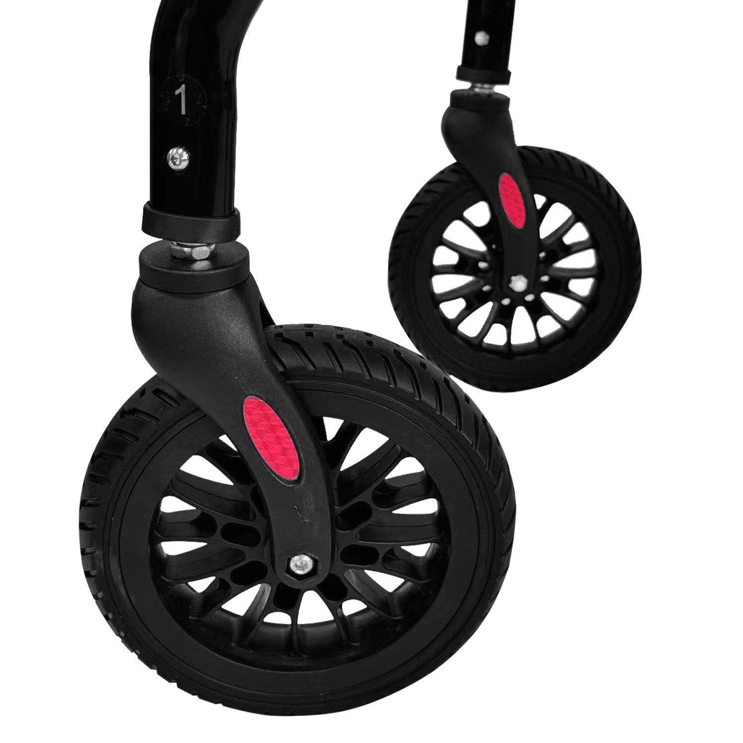 Orthonica Foldable Mobility Steel Rollator 136kg Max Capacity Black 5