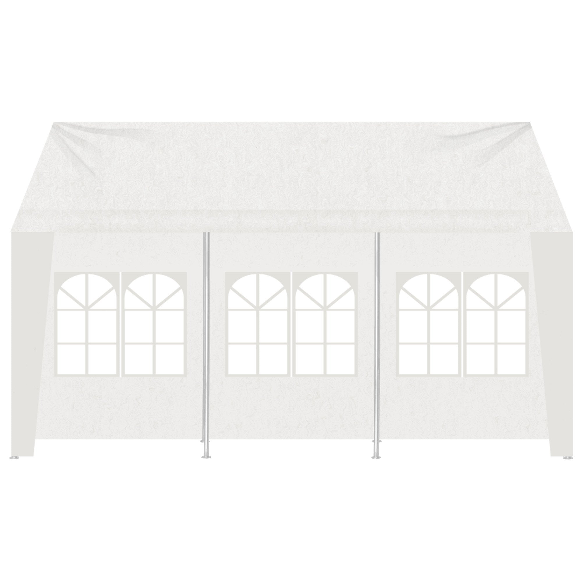 Wallaroo 6x6m Outdoor Event Marquee Gazebo Party Wedding Tent - White 4