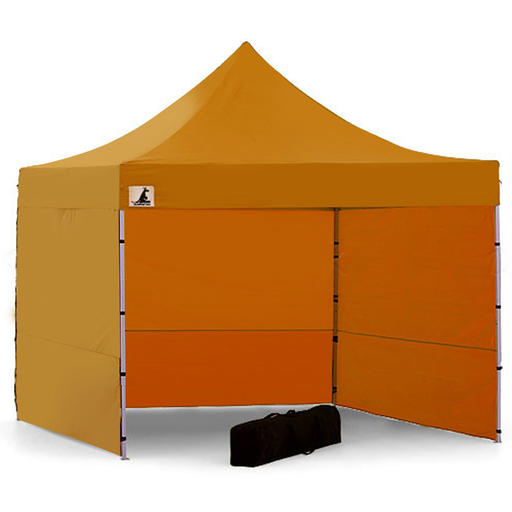 Wallaroo Gazebo Tent Marquee 3x3 PopUp Outdoor  - Orange 5