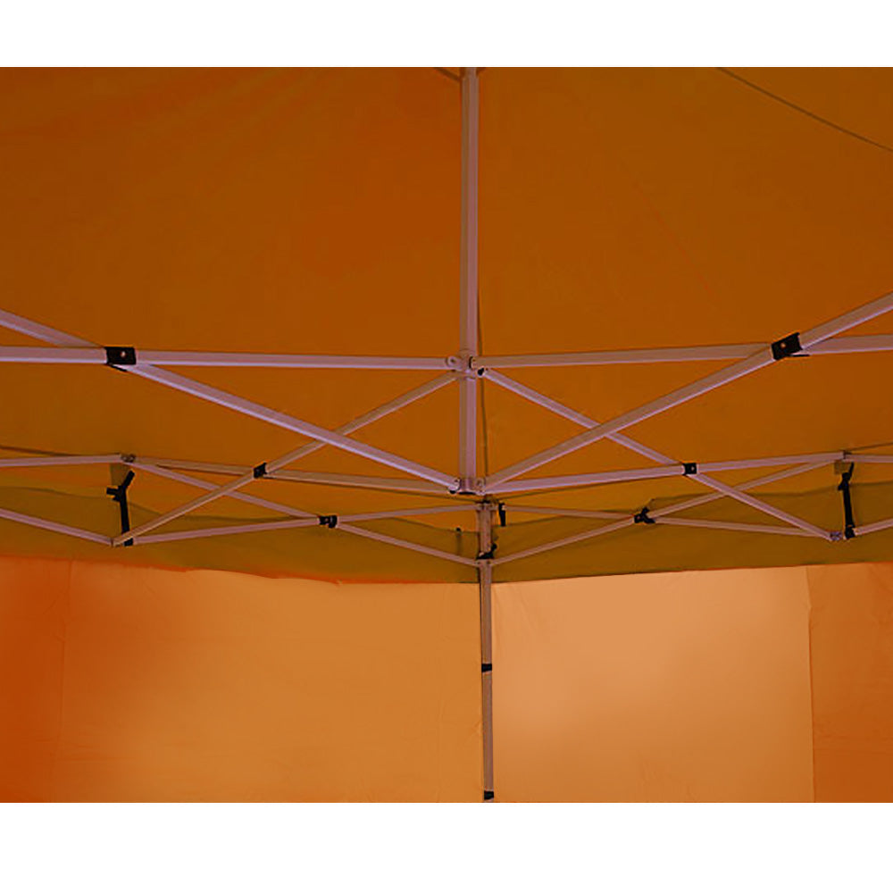 Wallaroo Gazebo Tent Marquee 3x3 PopUp Outdoor  - Orange 7