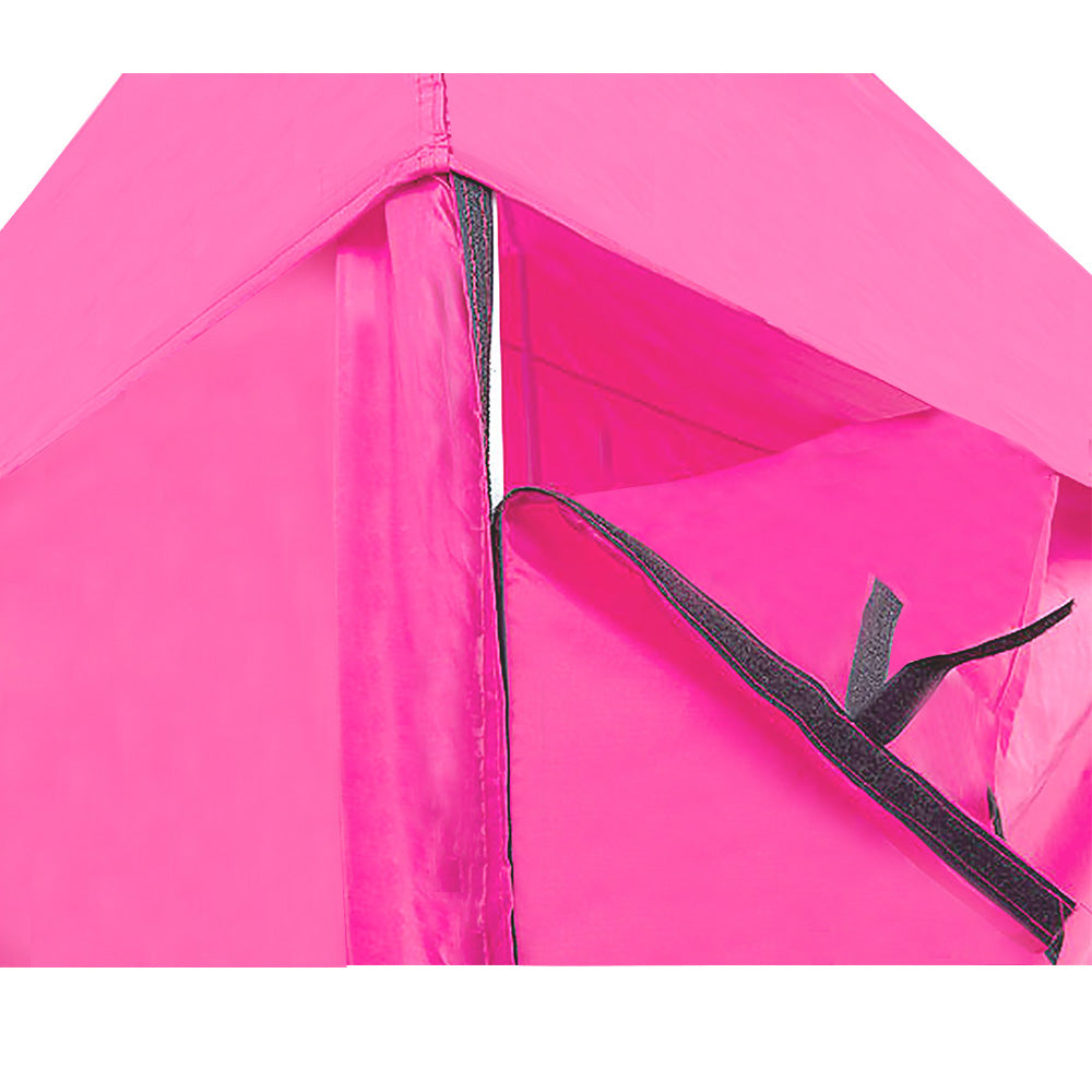 Wallaroo Gazebo Tent Marquee 3x3 PopUp Outdoor Pink 7