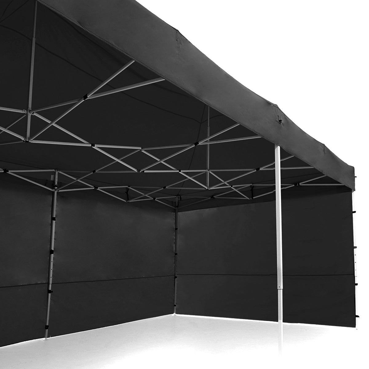 Wallaroo Gazebo Tent Marquee 3x6m PopUp Outdoor Wallaroo Black 11