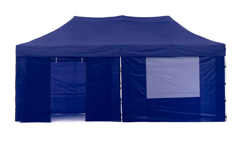 Wallaroo Gazebo Tent Marquee 3x6m PopUp Outdoor Wallaroo Blue 6