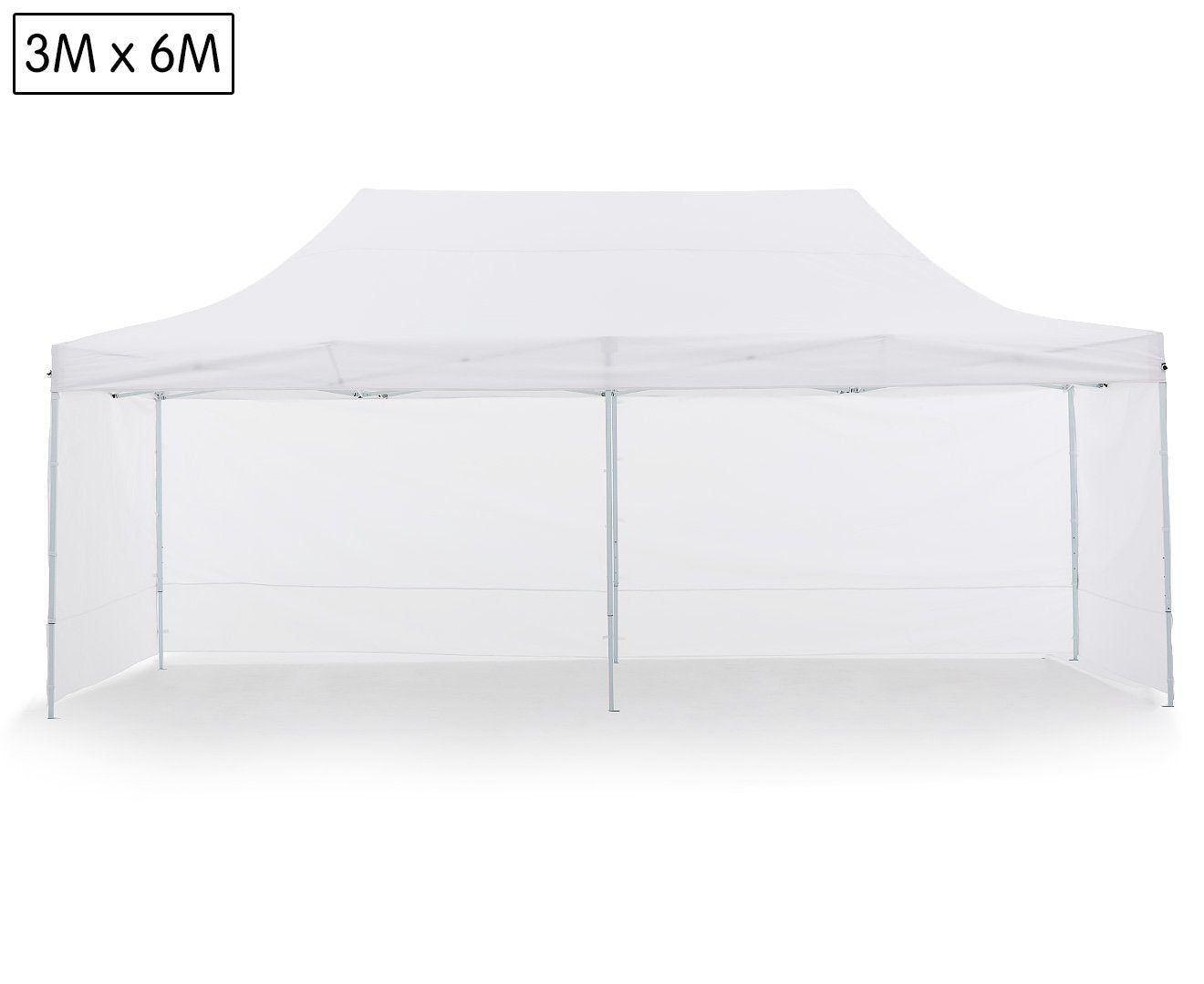Wallaroo Gazebo Tent Marquee 3x6m PopUp Outdoor Wallaroo White 4