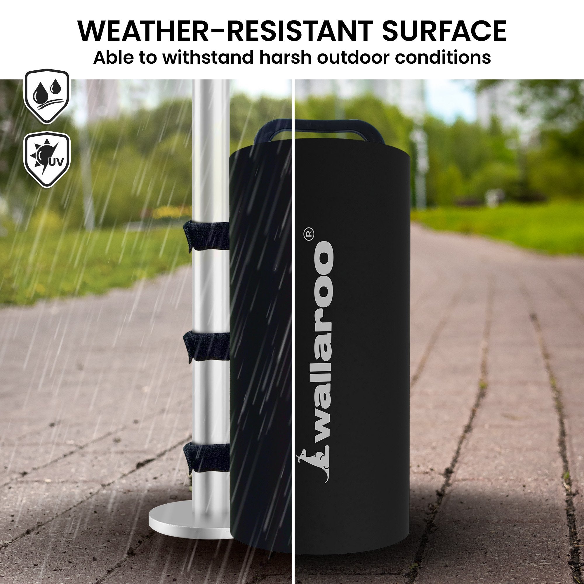 Wallaroo 10L Weight Bags 4 Pcs Gazebo Pods Canopy Eco-friendly Anchor In Black 7