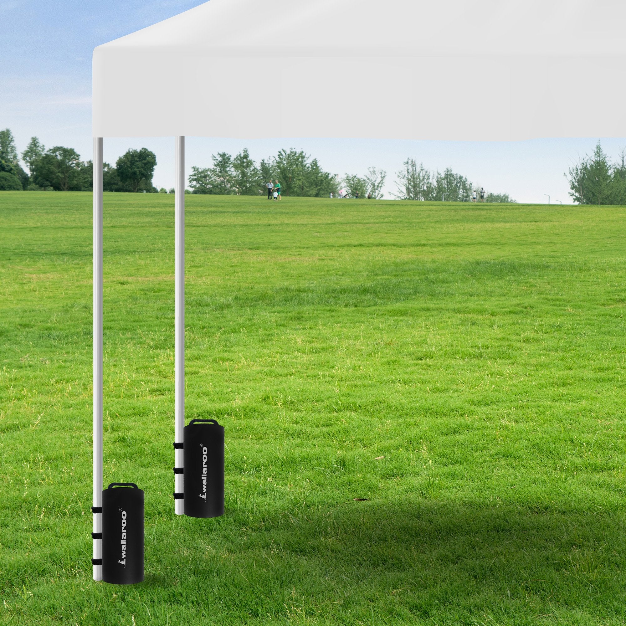 Wallaroo 10L Weight Bags 4 Pcs Gazebo Pods Canopy Eco-friendly Anchor In Black 8