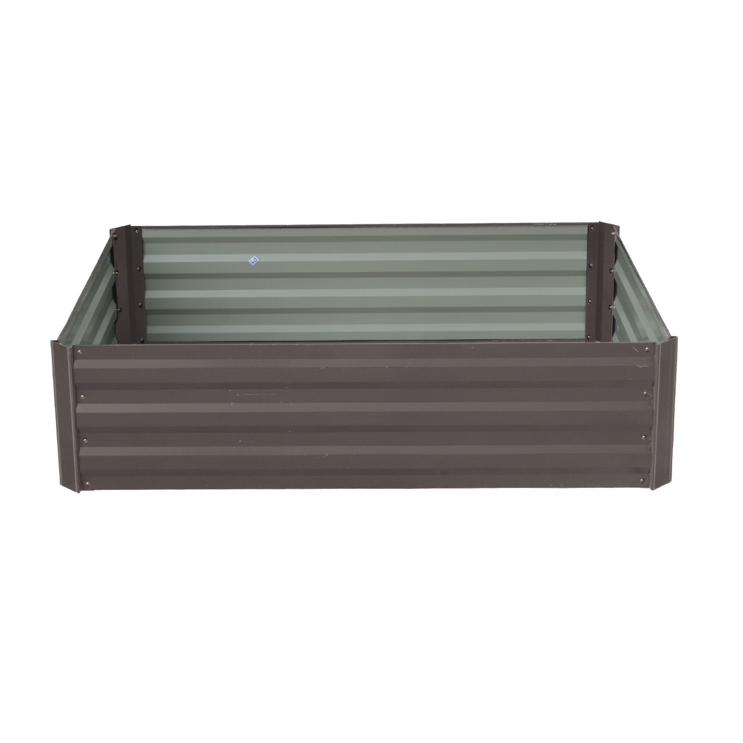Wallaroo Garden Bed 120 x 90 x 30cm Galvanized Steel - Grey 3