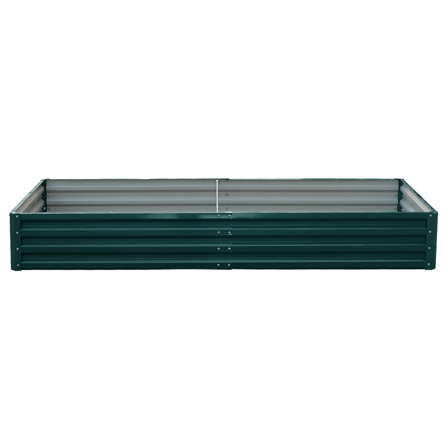Wallaroo Garden Bed 240 x 120 x 30cm Galvanized Steel - Green 3